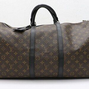 Louis Vuitton Keepall Bandouliere 55 Damier Ebene